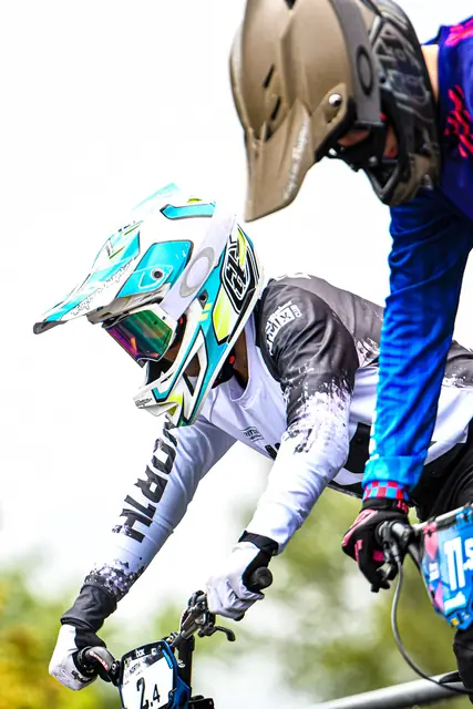 Shoulder to shoulder in a British Champs moto